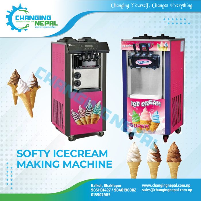 Softy Icecream Making Machine